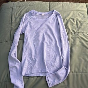 Lululemon Pastel Blue Swiftly Tech Long Sleeve Race Length Size 4